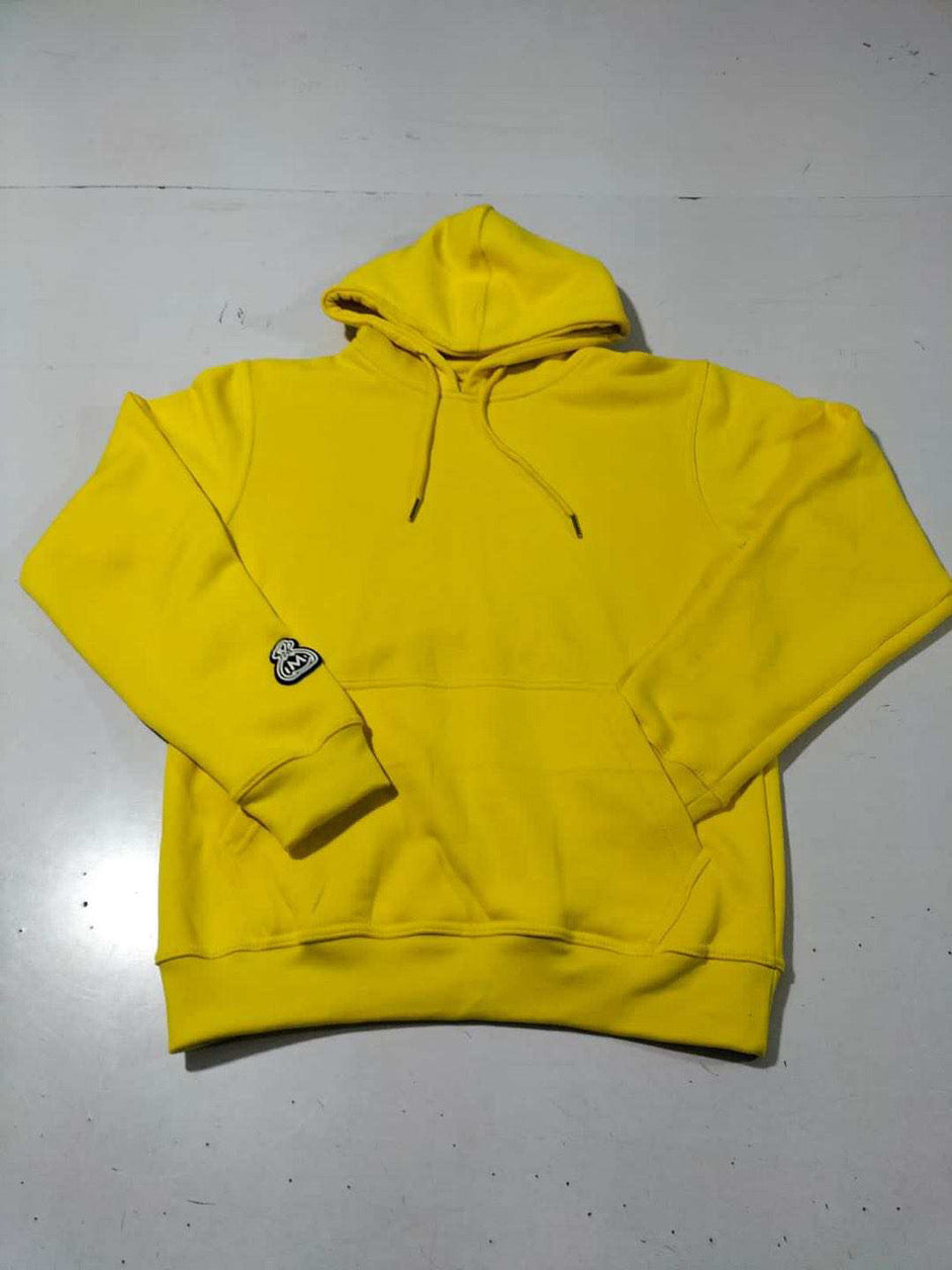 yellow Millionz fleece hoodie