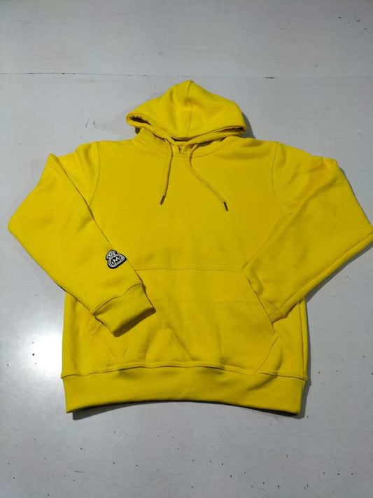 yellow Millionz fleece hoodie